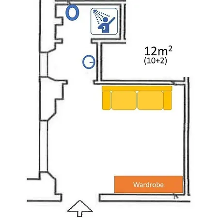 La Stanzetta - Very Small, No Kitchen Daire Siena